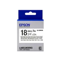 在飛比找樂天市場購物網優惠-EPSON 耐久型系列 LK-5WBVN 白底黑字 18mm