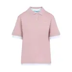 [Prada] Prada Layered Polo Shirt 40 IT PINK