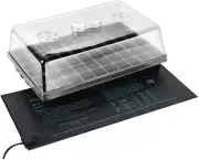 SEEDLING STARTER KIT Seed Tray Cloning with Humidity Domes 2 Set 60-Cell