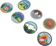 DOITOOL 7Pcs Cartoon Animal Embroidery Patches for DIY Clothing Bags Hats Decorative Applique for Casual Wear Repair Craft Projects