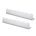 Kabob Skewer Rack for Shish Kebabs Set of 2 Fit with Wood, Bamboo, Round, Metal,