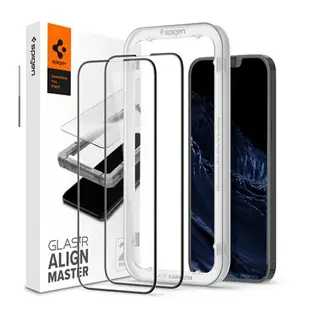 Spigen iPhone 13 全系列 Align Master-玻璃保護貼(黑-含玻璃保貼x2)/FC-滿版玻璃保貼