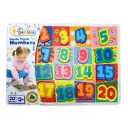 20pc Jr.Genius Chunky Puzzle Numbers Educational Fun Toy Kids/Toddler 3y+