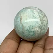 99.5g, 1.7" Small Amazonite Sphere Ball Gemstone from Madagascar, B15821
