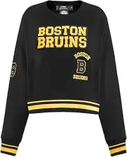 Pro Standard Women's NHL Boston Bruins Retro Classics Crewneck Sweatshirt