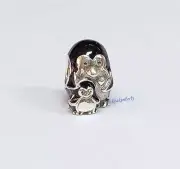 Pandora Penguin Family Charm Black Enemal S925ALE Authentic NEW 791404EN60