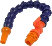 XYWHPGV 14.4" Dark Blue 1/2" Thread Round Spout Plastic Flexible Oil Coolant Pipe Hose(92b80 181dd 1128a b9e2b 14adb 3e5a3