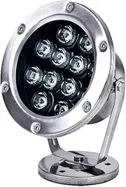 Pool Spotlight - LED Underwater Light, IP68 Waterproof Outdoor Garden Pool Lights, LED Pond Light, Suitable for DMX 512 Lighting, RGB Landscape Light (Color : DMX512-RGB