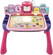 VTech Learn & Draw Activity Desk Pink - 5 in 1 Interactive Activity Desk - 540953 - Pink