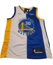 Mitchell & Ness Stephen Curry #30 GS Warriors Split Swingman Jersey Men's LG