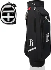 L&B Lightweight Golf Bag with 5 Compartments Top, with Comfortable Handle and 6 Multifunctional Pockets,Caliber 8.5