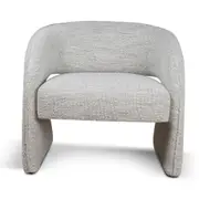 Renata Fabric Armchair - Fog Grey