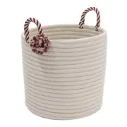 Colonial Mills Candy Cane Basket 14"x14"x14", Red - CC55A014X014