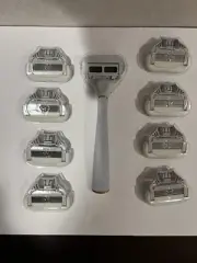 9 x Harry's/ Flamingo Razor Blade Refills, 5 Blade + Razor Cartridges Genuine