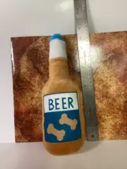 Dog beer soft plush dog toy
