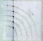 Sew Craft Quilt Acrylic Square Ruler Grid Fold Material Quarters Template 8x8 In