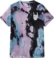 [Generic] Men's Fashion Tie Dye Short Sleeve Round Neck Tee Top