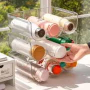 Space-saving Bottle Storage Organizer Pantry Organization Shelf for Kitchen