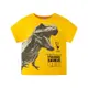 90-140CM 短袖上衣 童裝爆款童裝夏季新款立體恐龍兒童短袖T恤男童寶寶衣服一件代銷帥氣衣服