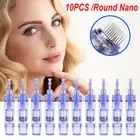 10PCS Replaceable Cartridges Skin Derma Needles for Microneedling Pen Round Nano