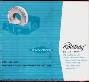Sawyer's Rototray Slide Tray in Album with Index Card New Old Stock Sealed Box