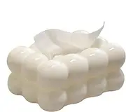 Tissue Box Cover - Bubble Shape Tissue Organizer | Facial Paper Buble Dispenser | Decorative Tissue Box | Facial Tissue Holder for Tabletop, Living Room, Bedroom, Bathroom Home Uses