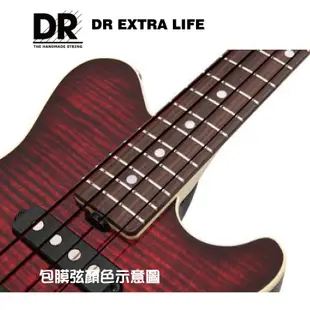 DR EXTRA LIFE CBE-10 手工電吉他弦10-46 藍色 抗鏽包膜【i.ROCK 愛樂客樂器】