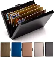 Credit Card Holder Stainless Steel Credit Card Case Metal ID Card Holder RFID Wa