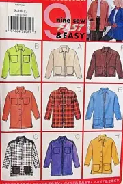 Butterick Sewing Pattern Womens Misses Jacket size 8 10 12 Fast & Easy