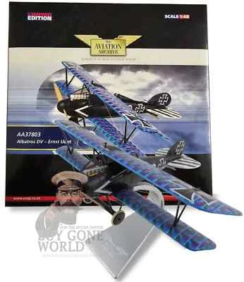 ALBATROSS D.V, LUFTSTREITKRAFTE JASTA 37, ERNST UDET, 1918 - CORGI AA37803 1/48