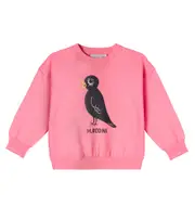[Mini Rodini] Mini Rodini Blackbird cotton jersey sweatshirt Y 10/11 pink
