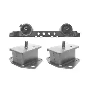 Front + Rear Engine Mount Kit for Mitsubishi Triton MK 3.0L V6 4WD 6G72 97-07