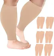 2/3/4/6 Pairs Plus Size Wide Calf Compression Leg Sleeves for Women& Men Knee High Leg Sleeves 20-30mHg 2XL-7XL