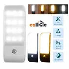 1/2x magnetic 12LED Closet Lamp Motion Sensor Rechargeable USB Stair Night Light