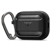 SPIGEN AirPods Pro 2 (2022/2023) (For USB-C/Lightening Cable) Case, Genuine SPIGEN Rugged Armor Cover for Apple