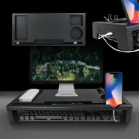在飛比找momo購物網優惠-【Reddot 紅點生活】USB多收納螢幕顯示器增高架(US