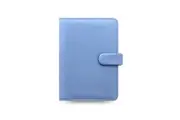 Filofax Saffiano Personal Organiser Diary Task Notepad Faux Leather Vista Blue