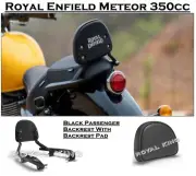 ROYAL ENFIELD "PASSENGER BACK REST WITH BACK REST PAD" BLACK FOR METEOR 350