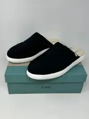 TOMS Alpargata Mallow Mules Women's Sz 5 Black Flat Casual 10017881