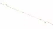Tiny Lites Battery Operated Silver Wire Indoor LED Light String Warm White 9.8ft