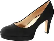 [Ankis] Women's Pumps - Womens Comfy Close Toe Heels - 3.15in Black Dress Shoes for Women - Comfortable Work Heels for Women - Black Heels, Nude Heels, White Heels,Gold Heels, Silver Heels for Women