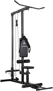 ATTIVO LAT Pull Down Machine Low Row Cable Fitness Exercise Body Workout Strength Training Bar Machine ZY1192