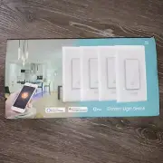 Gosund Smart Voice Control Wifi Dimmer Switch Works w/ Google and Alexa, 4 Pack