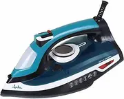 JATA JEPL1221 Steam Iron, 2400 W, Ceramic Sole, Continuous Steam 20-30 g/min, Steam Boost 60-70 g/min, Anti-Limescale Self-Cleaning, Vertical Steam