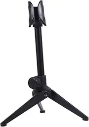 Sosoport Microphone Stand Lightweight Triangle Desktop Rack for and Recording Durable Black and Singing Sessions