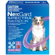 NexGard Spectra Chews For Large Dogs 15.1-30kg - 6pk