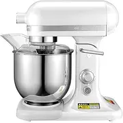 Electric Stand Mixer for Baking with 7L Stainless Steel Bowl 11 Speed Professional Food Mixer Baking Tools with Beater, Whisk, Dough Hooks and Splash Guard for Cooking Wheaten Food, Salad, Cake (Colo