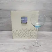 New Lenox Heather Set Of 3 BLUE Balloons 15 Oz Glasses Cups Wine