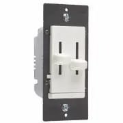 P&S LSDC16LAV Slide Dimmer + 3-Speed Fan Control DeHummer - Light Almond