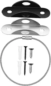 Abaodam Safety Lock for Children 2 Pcs Cabinet Straps Wall Anchors Proofing Straps Furniture Anchors to Wall